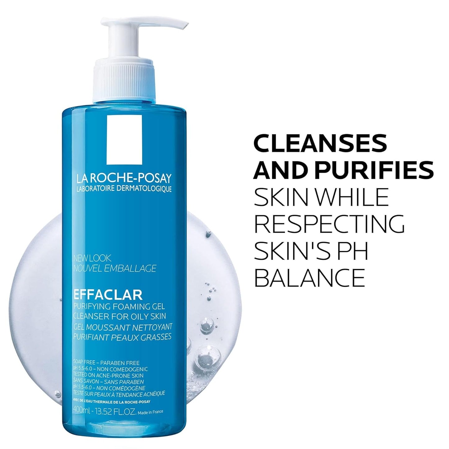 LA ROCHE-POSAY EFFACLAR Purifying Foaming Gel (For Oily Sensitive Skin) 200ml