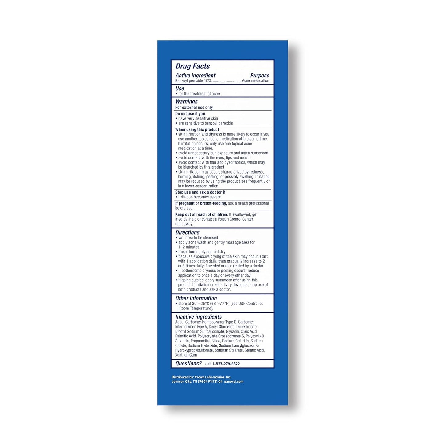 غسول بانوكسيل الرغوي لعلاج حب الشباب