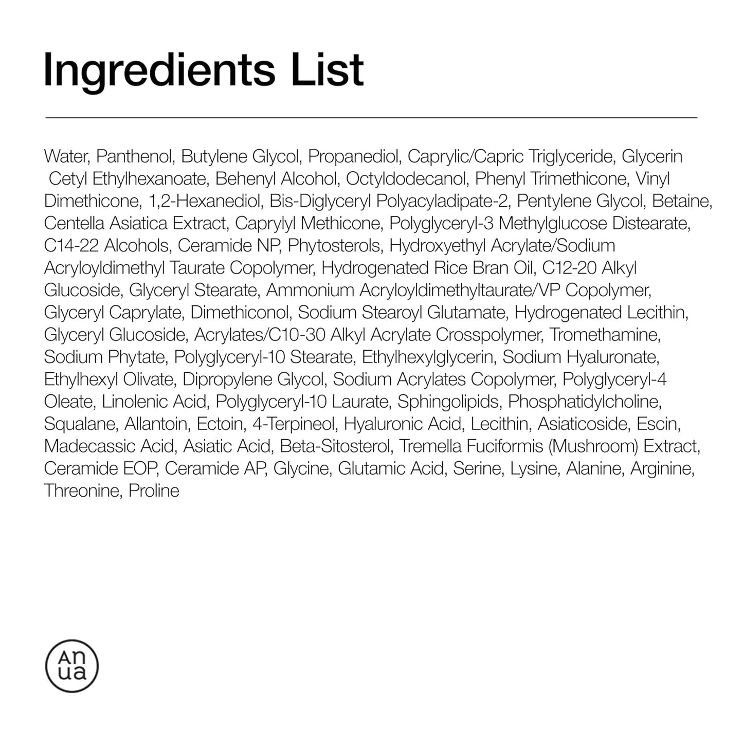 Anua Ceramide 3+ Panthenol Moisture Barrier Cream – 100ml