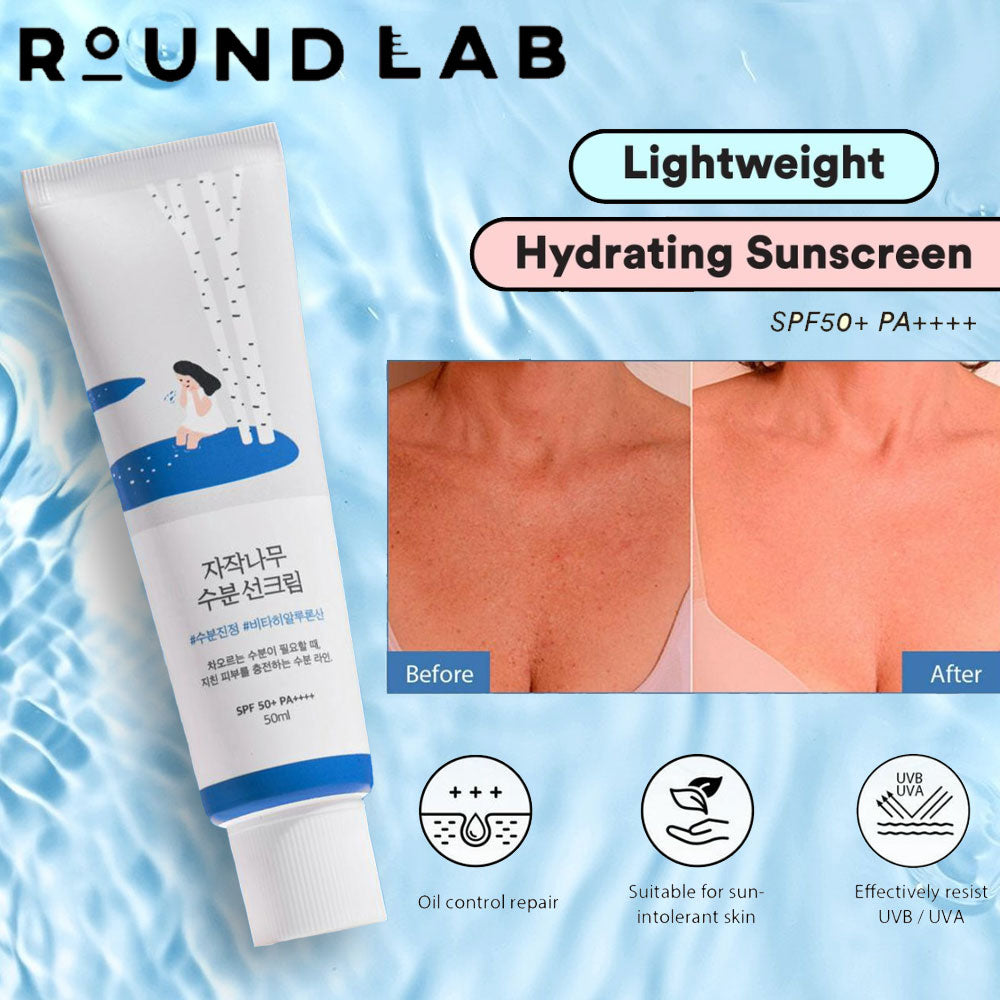 ROUND LAB Birch Juice Moisturizing Sunscreen SPF50+
