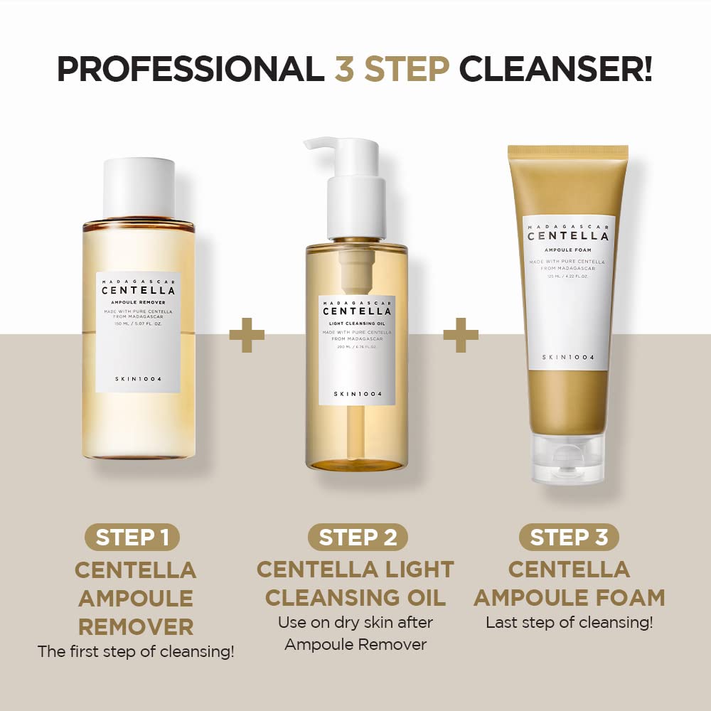 SKIN1004 Madagascar Centella Ampoule – 3.38 fl.oz (100ml) | 100% Centella Asiatica for Soothing, Repairing & Strengthening Sensitive Skin