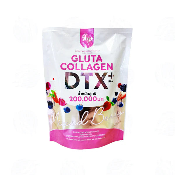 GluTa Collagen DTX Plus Mixed Berry Flavor Dietary Supplement by Goji