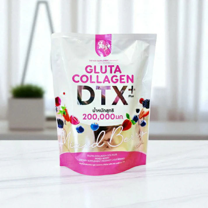 GluTa Collagen DTX Plus Mixed Berry Flavor Dietary Supplement by Goji
