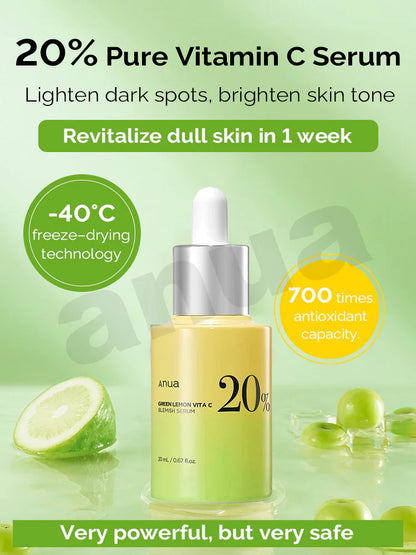Anua  Green Lemon Vita C  Blemish Serum  20%  20g
