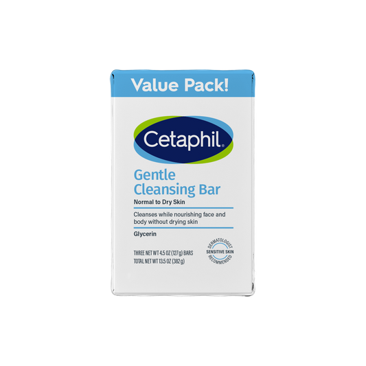 Cetaphil Gentle Cleansing Bar (Dry to Normal, Sensitive Skin) 127 g