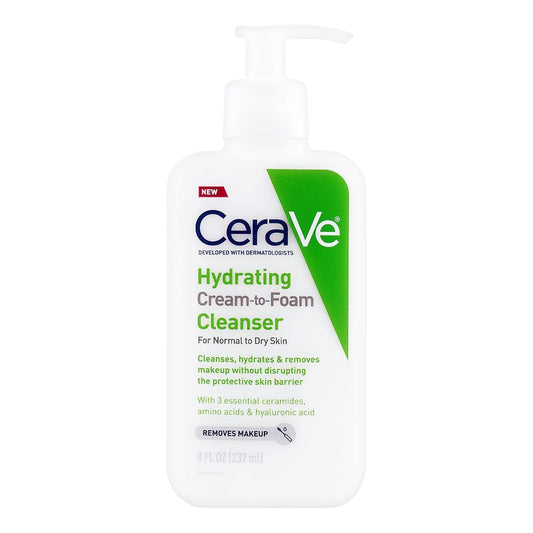CeraVe Hydrating Cream-to-foam Cleanser