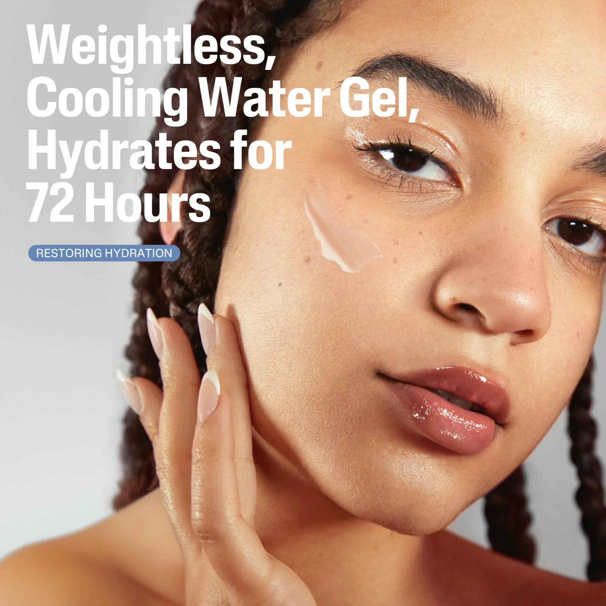 Cetaphil Deep Hydration Skin Restoring Water Gel 72 Hour Face Moisturizer, 48g