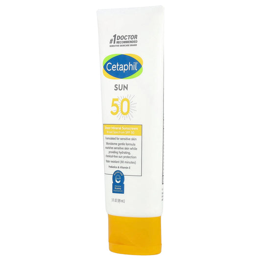 Cetaphil Sun 50 Sheer Mineral Sunscreen Broad Spectrum SPF 50 89 ml