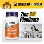 NOW Foods Supplements, Zinc 50 mg, Supports Enzyme Functions*, Immune Support*,