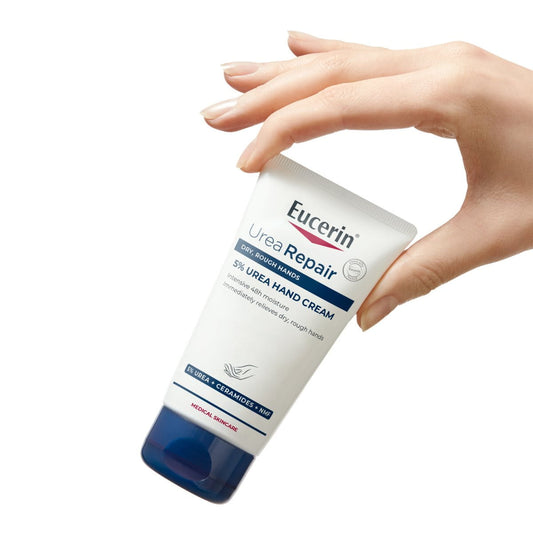 Eucerin Urea Repair PLUS 5% Urea Hand Cream (Immediate + 48H Dry Skin Relief) 75 ml