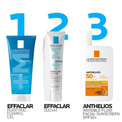 LA ROCHE-POSAY EFFACLAR M Purifying Foaming Gel Balances Skin pH (also suitable for Acne-Prone Skin) 200ml