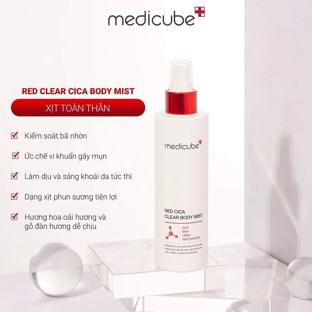 Medicube Red Clear Cica Body Mist Spray