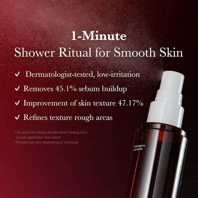 غسول بخاخ ميديكيوب الأحمر لتقشير الجسم – 110جم / Medicube Red Acne Peeling Shot