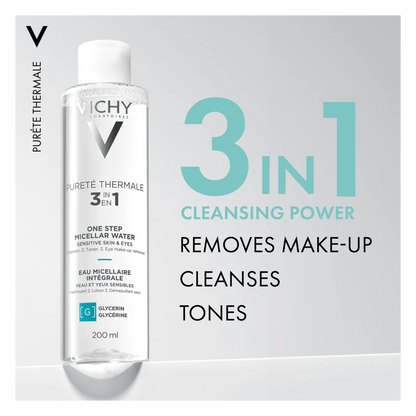 Vichy 3in1 One Step Micellar Water (Sensitive Skin & Eyes) 400 ml