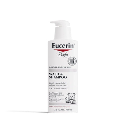 Eucerin   Baby   wash and shampo,   delicate sensitive skin   400ml