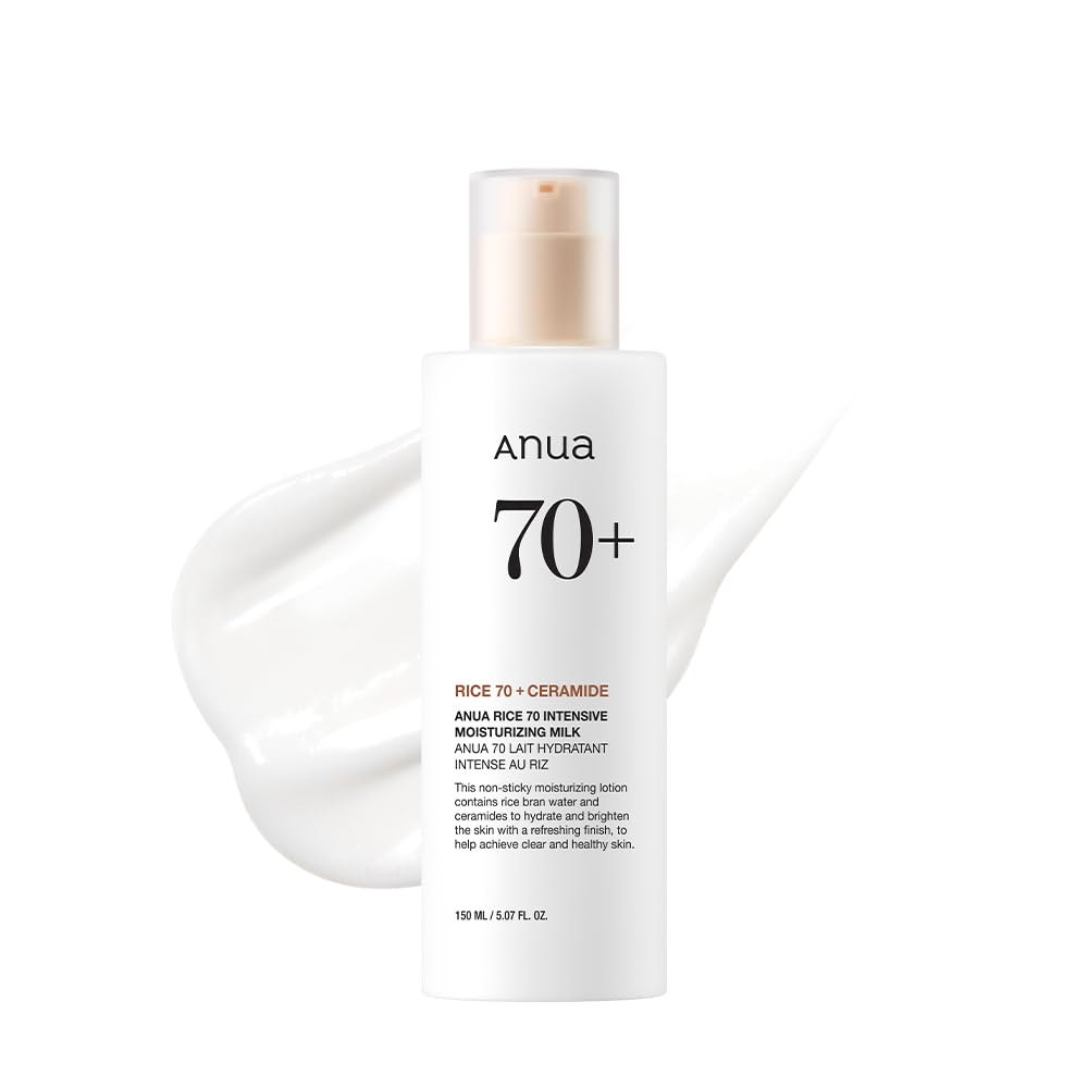 ANUA Rice 70 Intensive Moisturizing Milk, Lotion for Deep Hydration  150ml