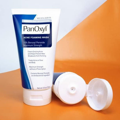 PanOxyl Acne Foaming Wash Benzoyl Peroxide 10%. 156g