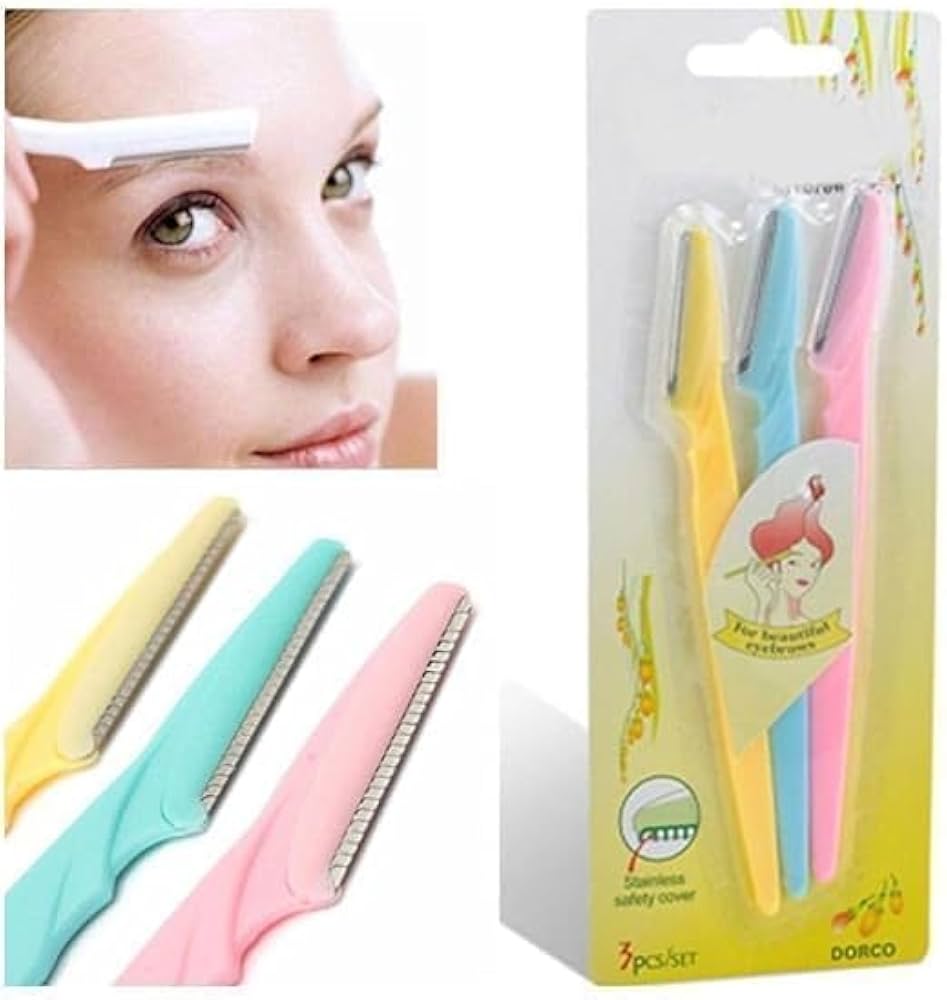 Grooming Razor  Eyebrow, Facial, Sensitive Areas  Set of 3