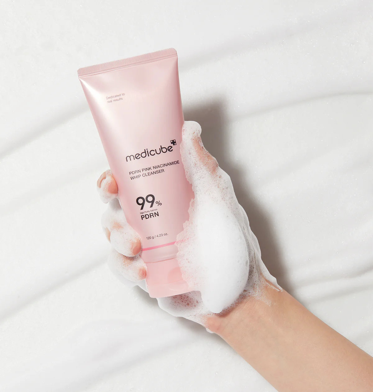 Medicube PDRN Pink Whip Cleanser | Deep Pore Cleansing Foam