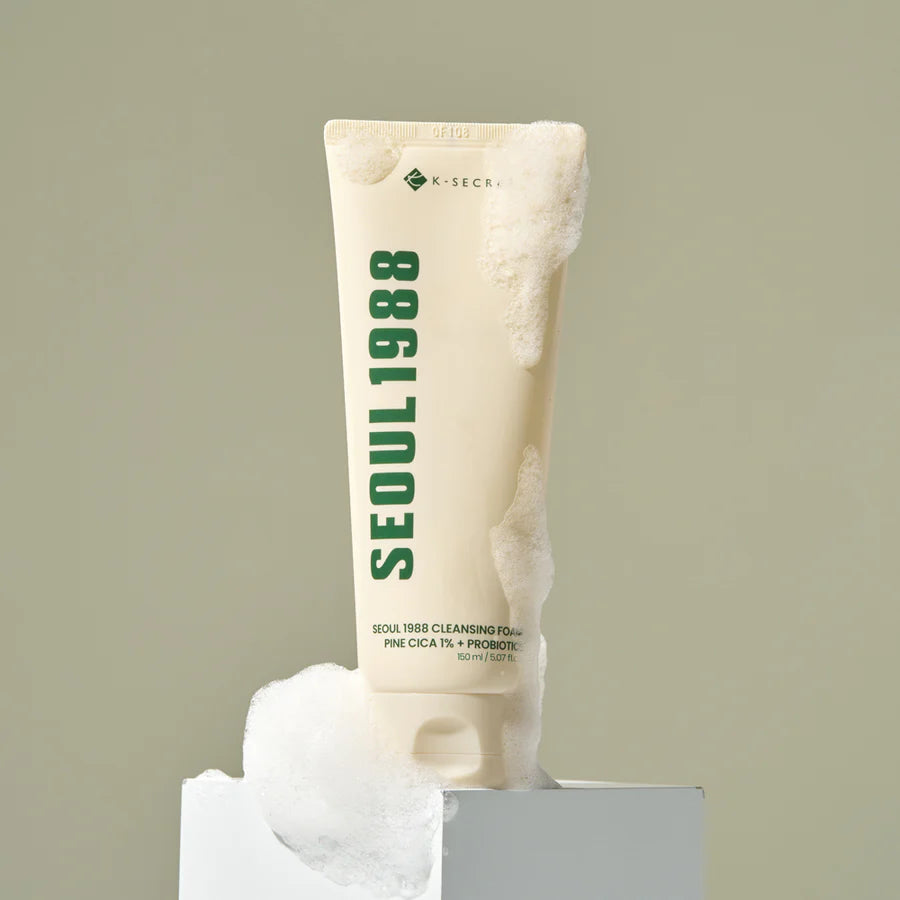 KSECRET SEOUL 1988 Cleansing Foam : Pine Cica 1% + Probiotics, 150ml