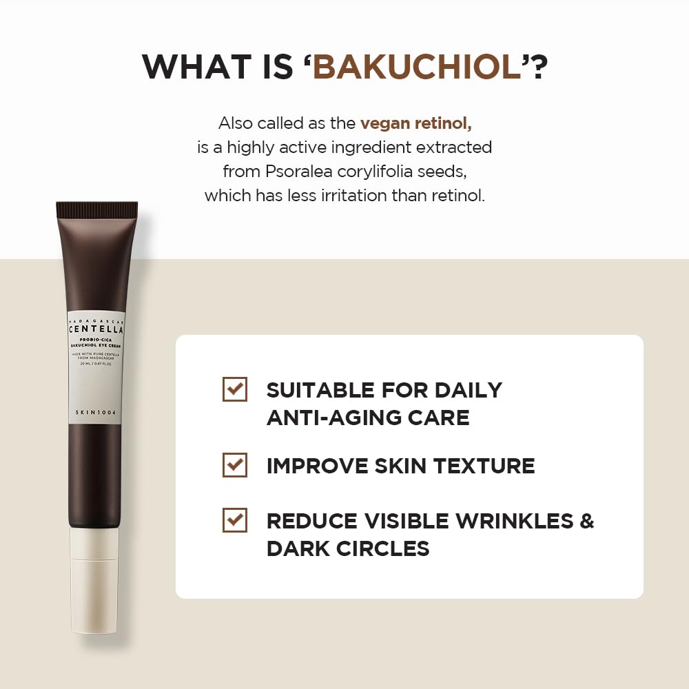 SKIN1004 Madagascar Centella Probio-Cica Bakuchiol Eye Cream  (20ml)
