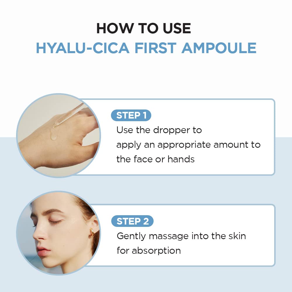 SKIN1004 Hyalu-CICA First Ampoule – 3.38 fl.oz (100ml) | Deep Soothing Hydration for Dry & Sensitive Skin