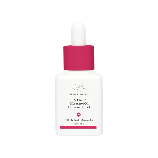 Drunk Elephant A-Gloei Maretinol Oil - 30 ml/1 fl oz - Gentle 0.5% Retinol Face Oil - Clean Clinical Skincare - Cruelty-Free - Free of Essential Oils, Silicones, and Fragrance