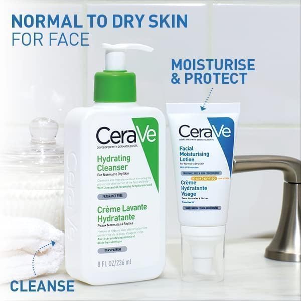 CeraVe Facial Moisturising Lotion For Normal to Dry Skin