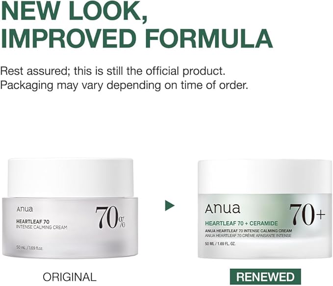 ANUA HEARTLEAF 70% INTENSE CALMING CREAM 50ml