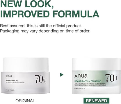 ANUA HEARTLEAF 70% INTENSE CALMING CREAM 50ml