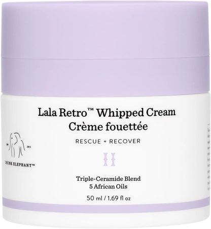 Drunk Elephant  Lala Retro  Whipped Cream  Rescue+Recover  6 African Oil Ceramides, pH5.2  50 ml