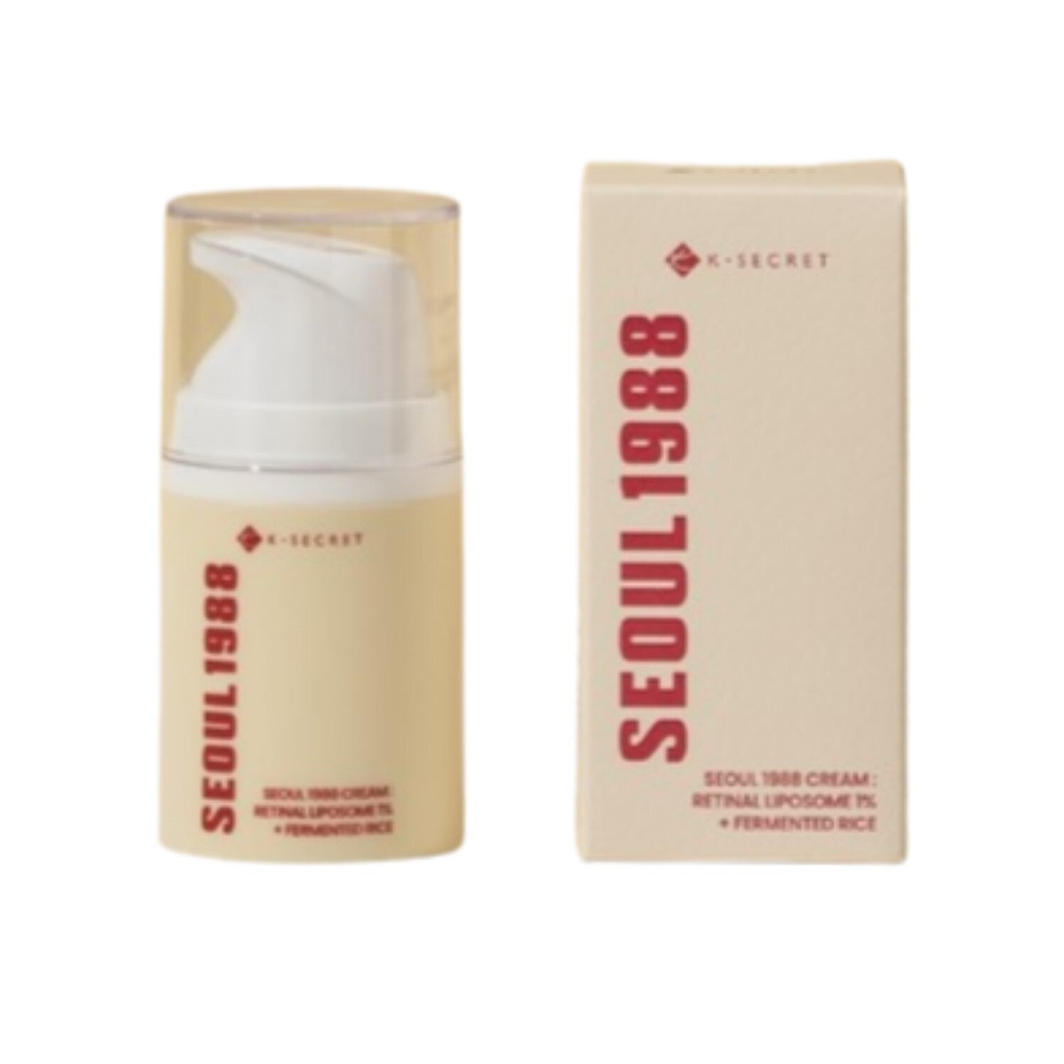 K-Secret Brightening and Anti-Wrinkle Cream with Retinal Liposome 1% + Fermented Rice – 50ml