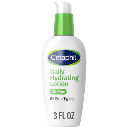 Cetaphil, Daily Oil-Free Hydrating Lotion, (Combination, Sensitive Skin) Hyaluronic Acid, 88ml