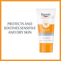 Eucerin Sun Protection 50+ LSF SPF UVB UVA Sensitive Protect Face Sun Cream 50ml