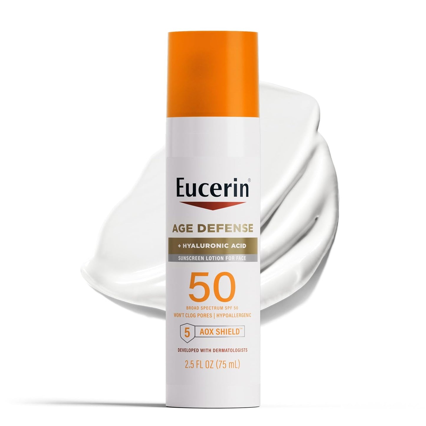 Eucerin Age Defense + Hyaluronic Acid 5 AOX Shield 50spf 75 ml