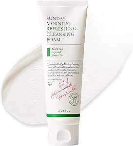 AXIS-Y Sunday Morning Refreshing Cleansing Foam (Birch Sap Aquaxyl Green Tea). 120ml