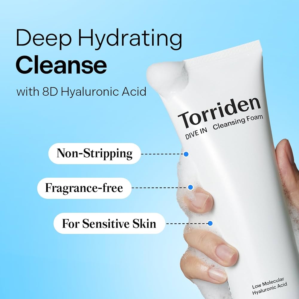 Torriden DIVE IN Cleansing Foam Face Wash 150ml