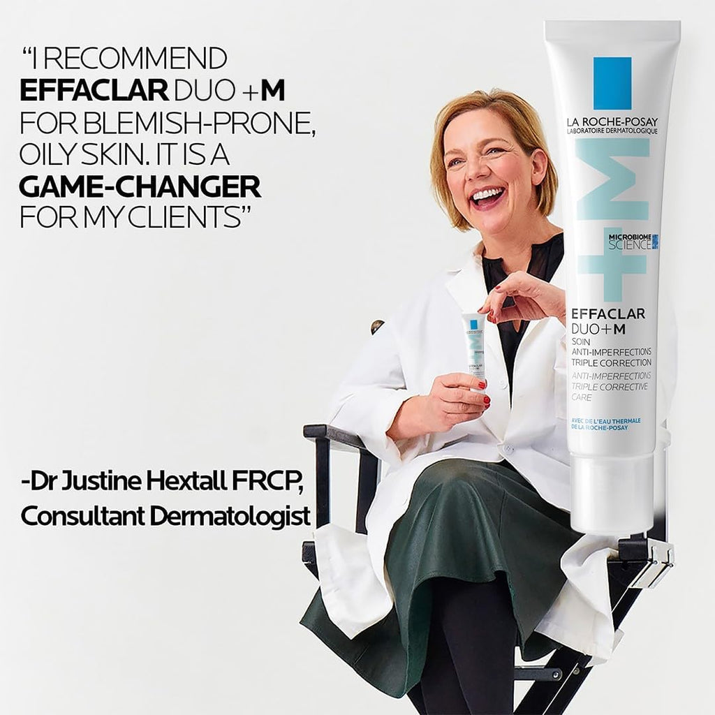 La Roche-Posay Effaclar Duo+M – Triple-Action Acne Treatment Cream (40ml)