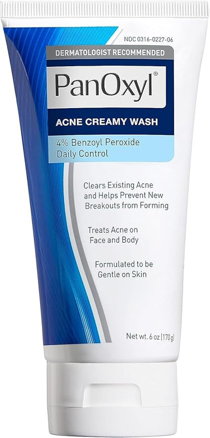 PanOxyl Acne Creamy Wash Benzoyl Peroxide 4% (Daily Control)