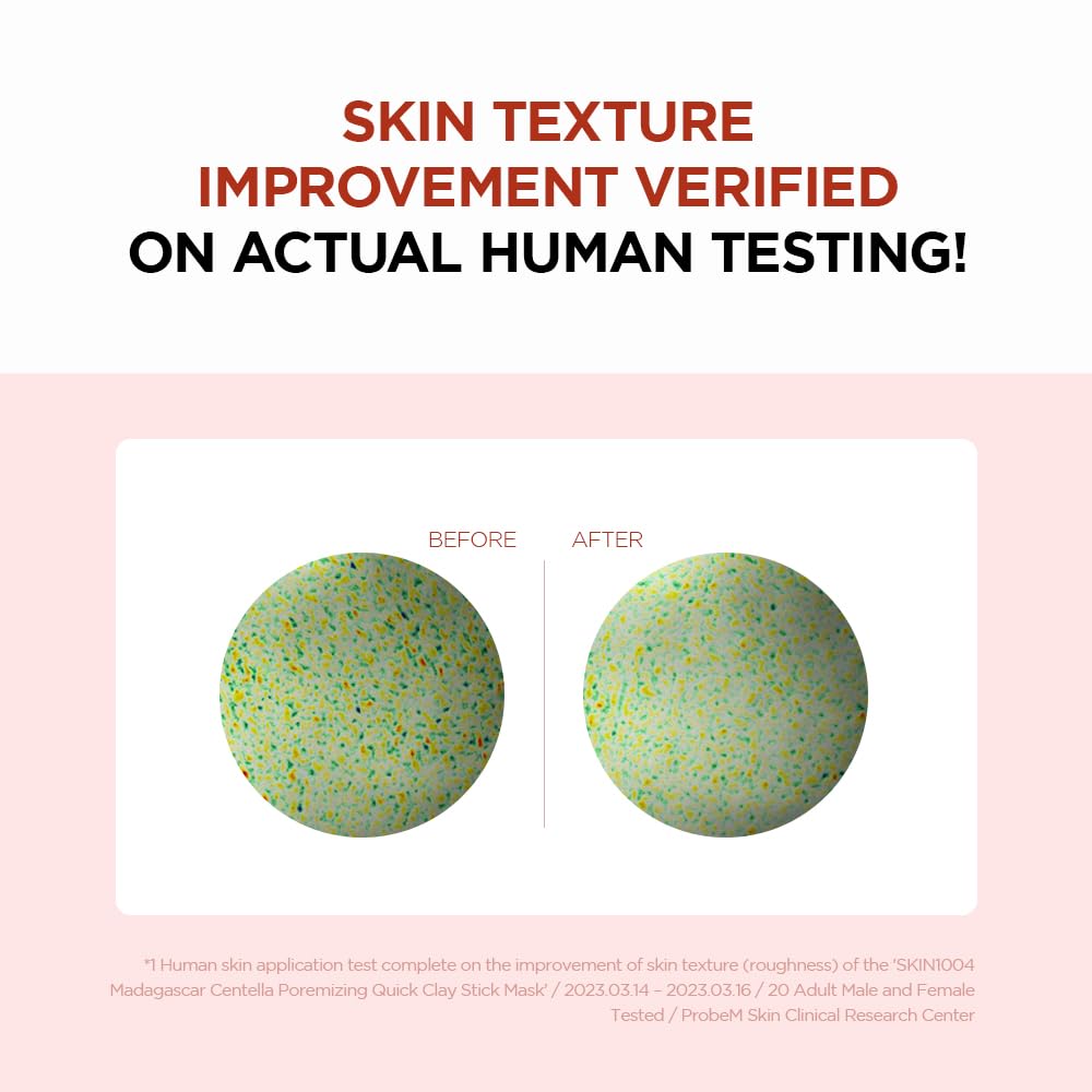 قناع الطين السريع المسامي من SKIN1004 بخلاصة سنتيلا مدغشقر - 27 جم