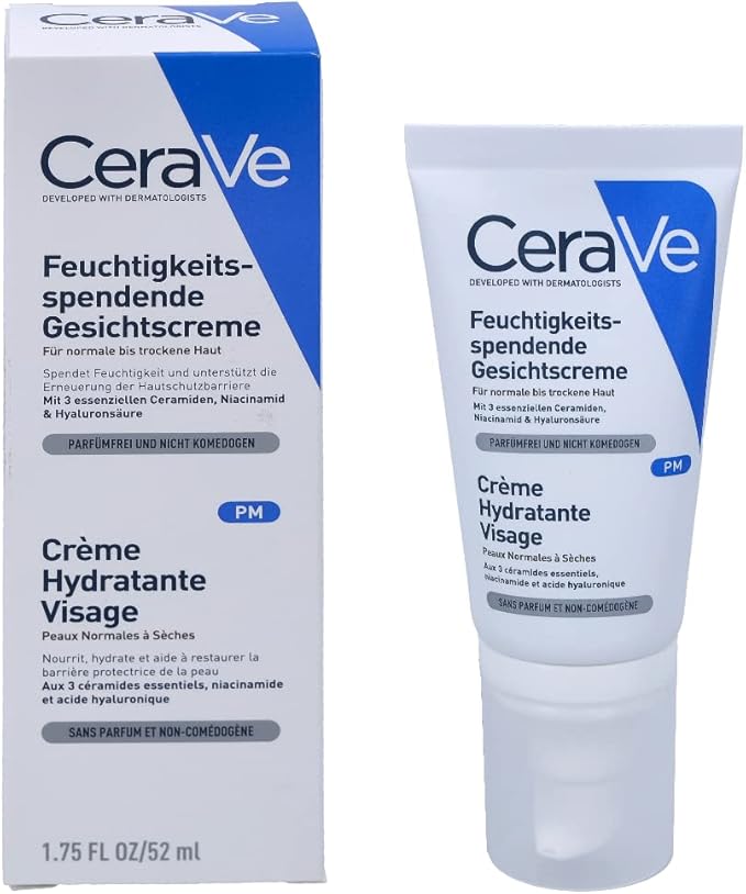 CeraVe Facial Moisturising Lotion (PM) For Normal to Dry Skin 52ml