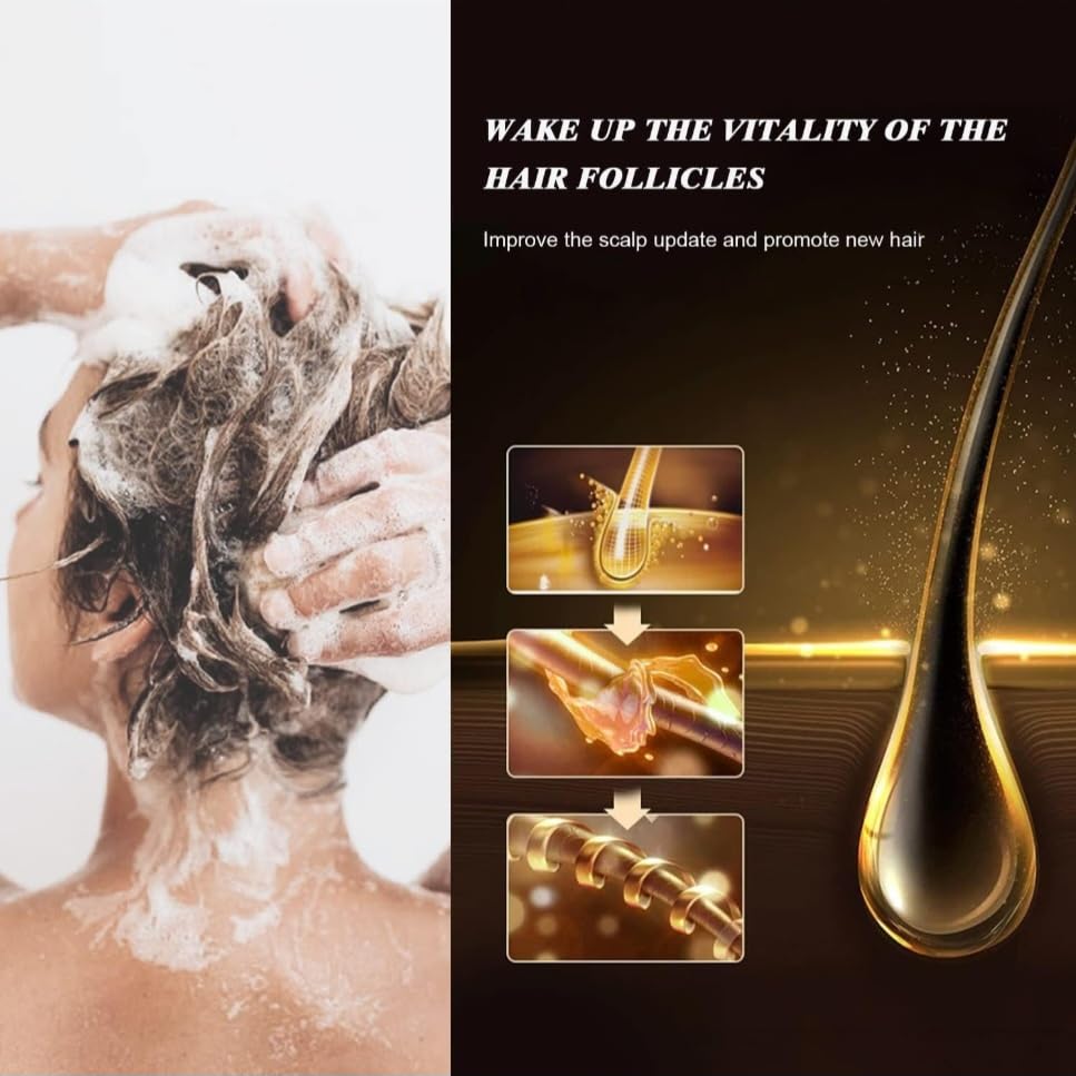 Karseell Hair Repair Set with Shampoo, Conditioner, and Maca Collagen Mask Plus Argan Oil for Dry Damaged Hair, Multipack