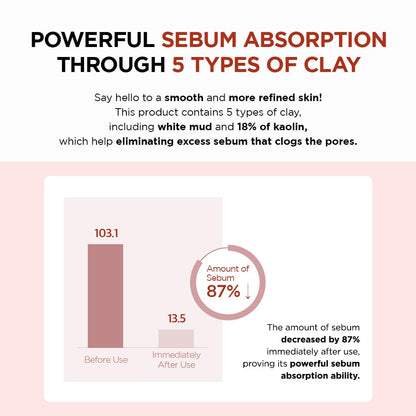 قناع الطين السريع المسامي من SKIN1004 بخلاصة سنتيلا مدغشقر - 27 جم