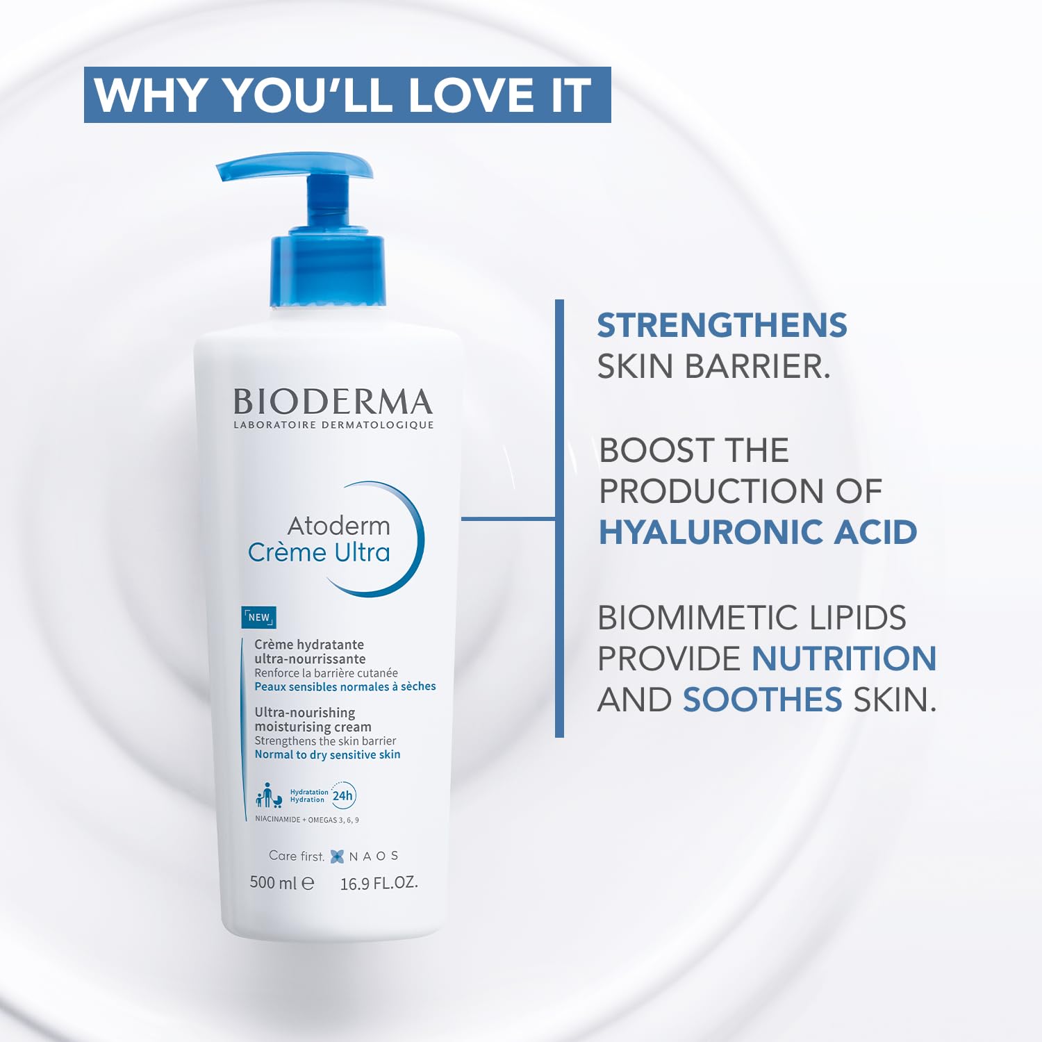 bioderma Atoderm Cream Ultra - 500 ML