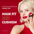 TIRTIR Mask Fit Red Cushion Foundation – Full Coverage, Weightless, Satin Glow Finish