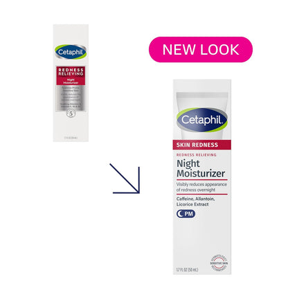 Cetaphil Redness Relieving Night Moisturizer Redness-Prone Skin 50 g