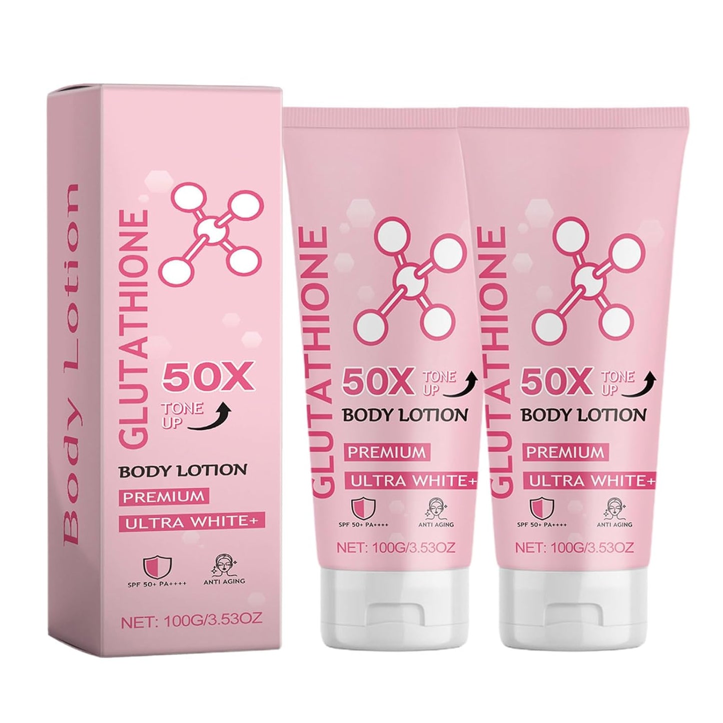 Glutathione 50x Tone Up Body Lotion, Moisturizing and Soft Skin All Over Body Scented Body Lotion