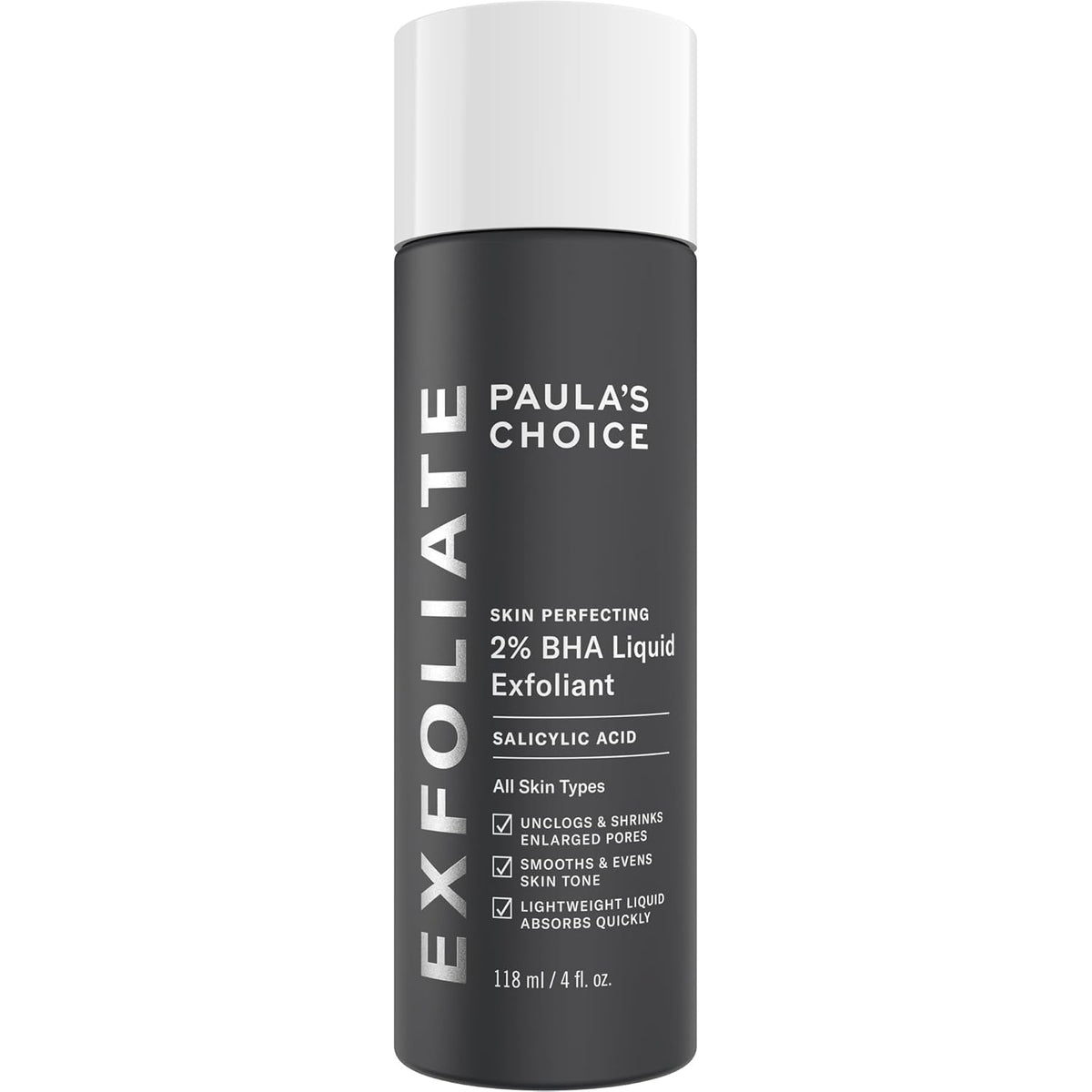 PAULA’S CHOICE EXFOLIATE 2% BHA Liquid Exfoliant Salicylic Acid. - 118 ml