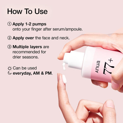 ANUA Peach Niacin Conditioning Lotion, Face Moisturizer with Vitamin B12, 150ml