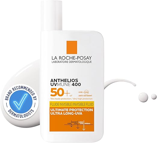 LA ROCHE-POSAY ANTHELIOS UVMUNE 400 50+spf Invisible Fluid. 50ml